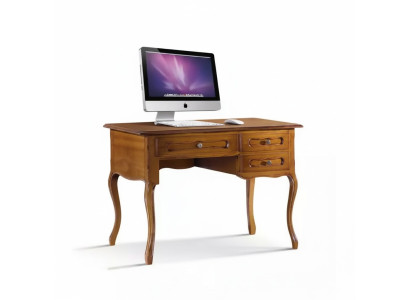 Classic desk wooden furniture brown study room furniture drawers
