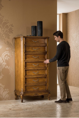 Large Classic Dresser Brown Storage Cabinet Wooden Furniture New
