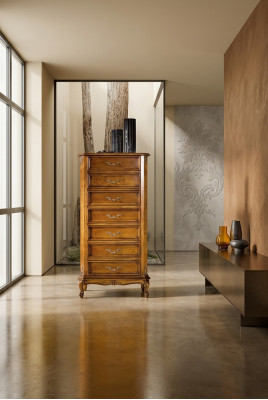 Large Classic Dresser Brown Storage Cabinet Wooden Furniture New