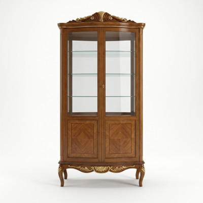 Luxury display cabinet, unique furniture, cabinet, display case, glass, wood, cabinets