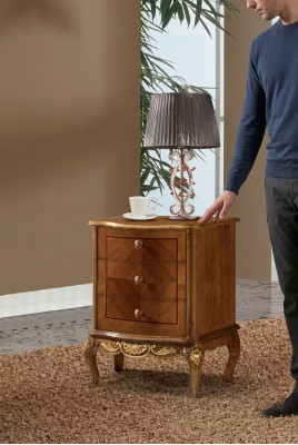 Classic Elegant Living Room Dresser Wood Furniture Drawer Design