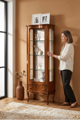 Wood Classic Display Cabinet Wood Cabinets Living Room Designs Glass