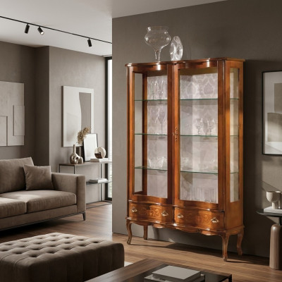 Luxury Display Cabinet Furniture Cabinets Furnishings Glass Cabinet Shelf New