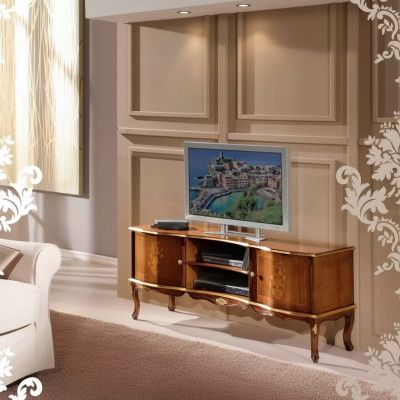 Classic RTV Solid Wood TV Stands Living Room Designer Furniture Stylish