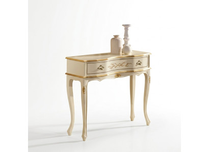 Classic White Console Table, Wooden Furniture, Bedroom Design