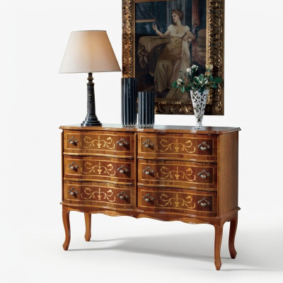 High-quality dresser classic furniture luxury sideboard cabinet wood shelf