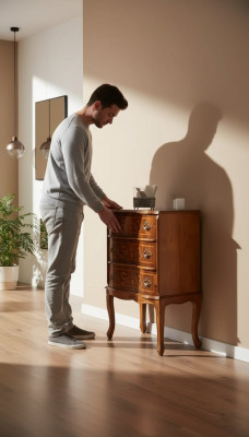 Classic Small Chest of Drawers 3 Drawers Living Room Wooden Furniture Design