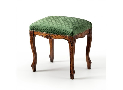 Classic wooden stool textile side stool bedroom furnishings