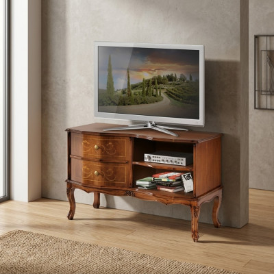 Classic Designer TV Stand Luxury Sideboard Lowboard Living Room Brown