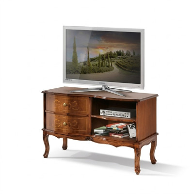 Classic Designer TV Stand Luxury Sideboard Lowboard Living Room Brown