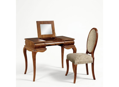 Exclusive dressing table brown chair available to order