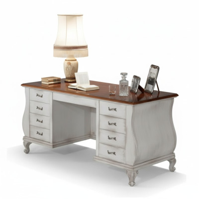Classic white desk office furniture 180x80 desks