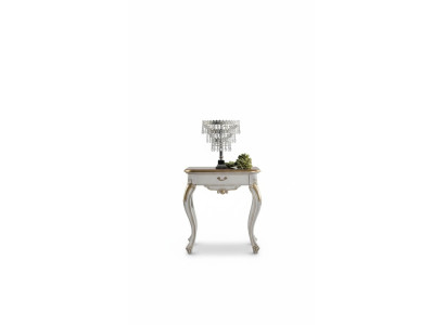 Luxurious white bedside table bedroom furniture exclusive design