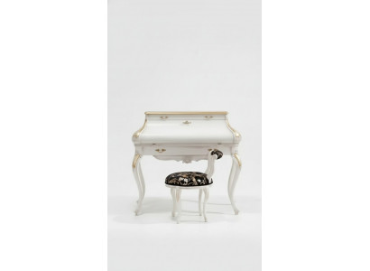 Makeup table white luxury console dresser wood classic design