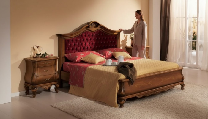 Chesterfield Beds Bed Upholstered Classic 180x200 Double Bed Bed Frame