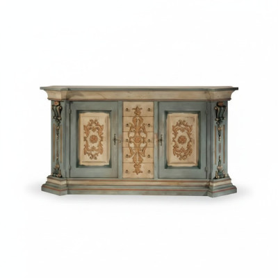 Classic Solid Wood Sideboard Luxury Dresser Buffet Living Room Furniture