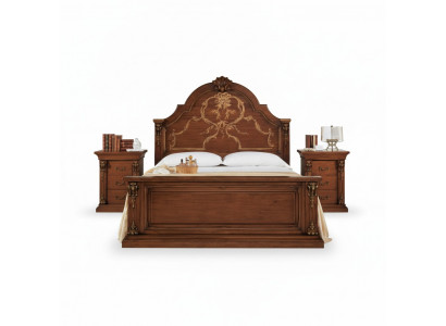 Bedroom bed wood 160x200 beds brown double bed furniture