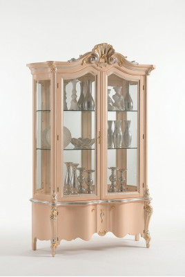 Luxury wooden cabinet design sideboard cabinets beige Italian furniture