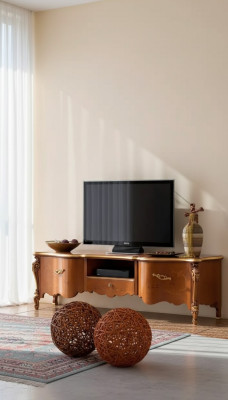 TV stand rtv sideboard table wood living room brown tv furniture new