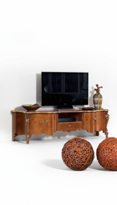 TV stand rtv sideboard table wood living room brown tv furniture new