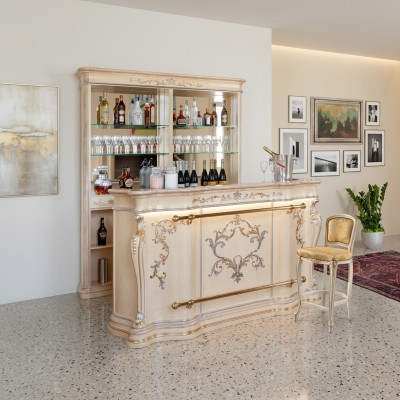 Classic bar counter luxury bar cabinet designer furniture solid wood display cabinet bar