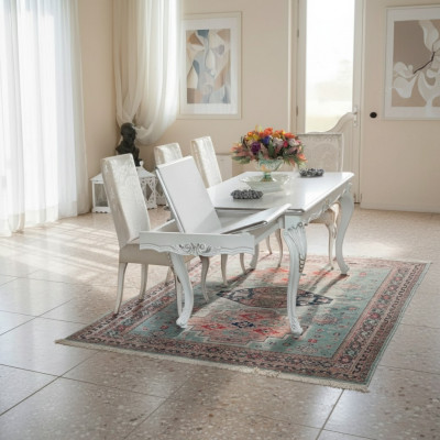 Italian dining tables, luxury wooden tables, furniture dining table, classic table.