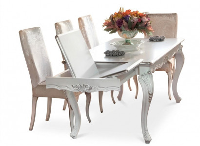 Italian dining tables, luxury wooden tables, furniture dining table, classic table.
