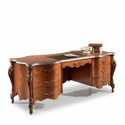 Desk table Italian furniture wood office secretary