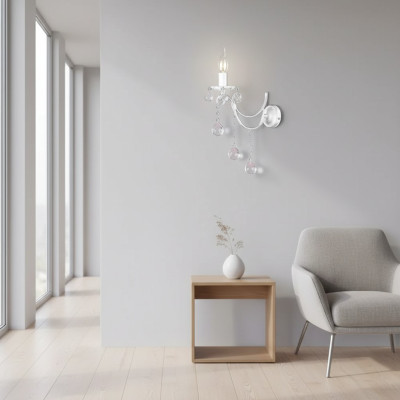 Wall lamp wall lights wall light chandelier wall lamps silver crystal