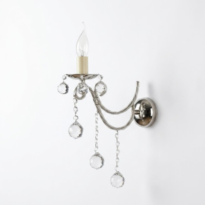 Wall lamp wall lights wall light chandelier wall lamps silver crystal