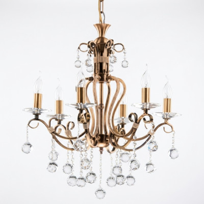 Luxury Ceiling Chandelier Luster Chandelier Ceiling Lamp Gold Crystal Style