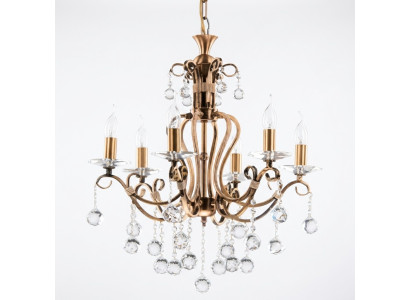 Luxury Ceiling Chandelier Luster Chandelier Ceiling Lamp Gold Crystal Style