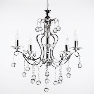 Chandelier luxury ceiling light chandelier ceiling lamp silver crystal