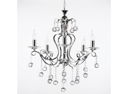 Chandelier luxury ceiling light chandelier ceiling lamp silver crystal