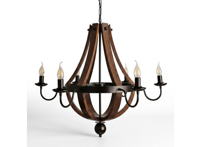 Brown crown chandelier ceiling light wood chandelier lamp chandelier