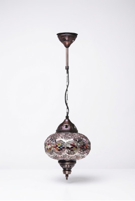 Ceiling chandelier pendant light ceiling lamp glass silver new
