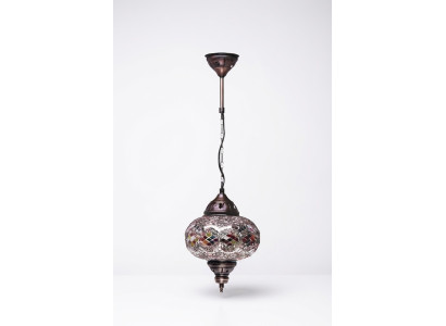 Ceiling chandelier pendant light ceiling lamp glass silver new