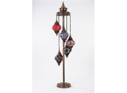 Floor lamp standing luxury lights lamps glass multicolored