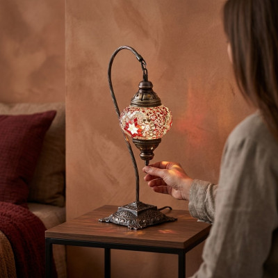 Table lamp lamp lamp lights luxury gray lamps table glass