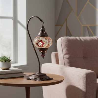 Table lamp lamp lamp lights luxury gray lamps table glass