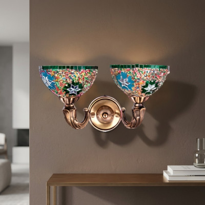 Wall lamp wall lights wall fixture chandelier wall lamps gold glass luxury