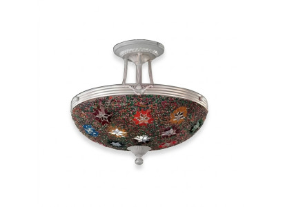 Chandelier Ceiling Light Ceiling Lamp Lamps Glass Multicolored