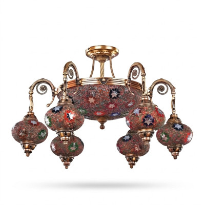 Ceiling chandelier crystal chandelier ceiling lamp lamps glass gold light