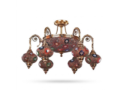 Ceiling chandelier crystal chandelier ceiling lamp lamps glass gold light