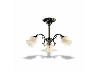 Ceiling chandelier floral chandelier ceiling lamp lamp glass grey