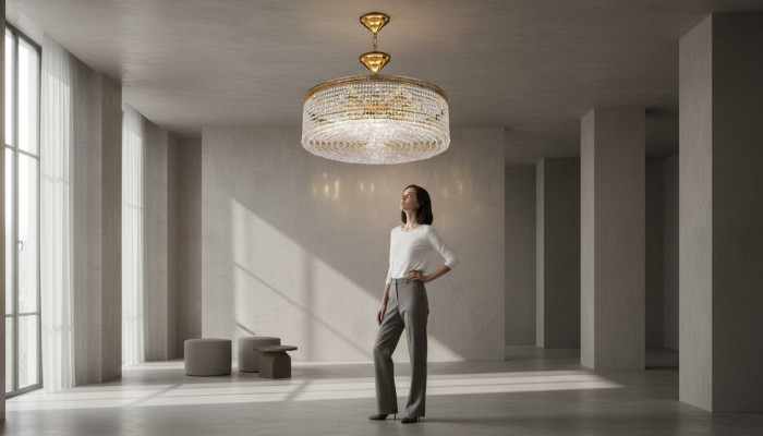 Luxury ceiling chandelier chandelier ceiling lamp gold crystal lamp
