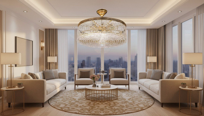 Luxury ceiling chandelier chandelier ceiling lamp gold crystal lamp