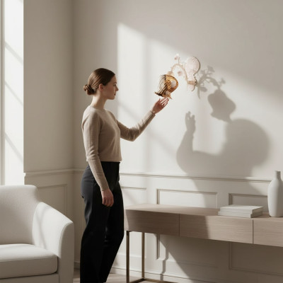 Wall lights, wall lamp, flower wall light, chandelier wall lamp, glass white.