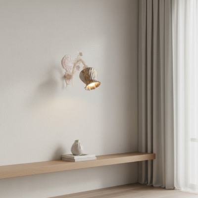 Wall lights, wall lamp, flower wall light, chandelier wall lamp, glass white.