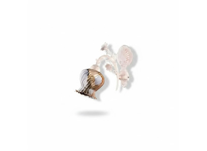 Wall lights, wall lamp, flower wall light, chandelier wall lamp, glass white.